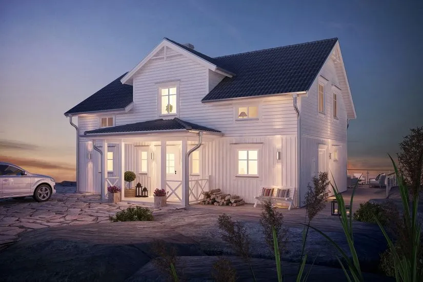 Villa Donsö with Veranda in Central Borås