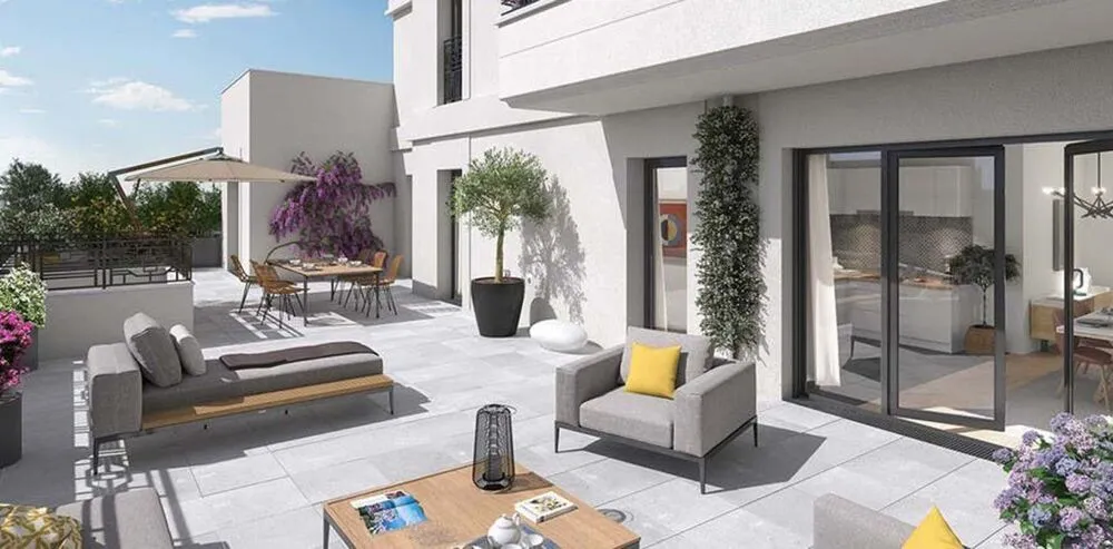 Terrass - Contemporary Flat with Terrace in Phalempin