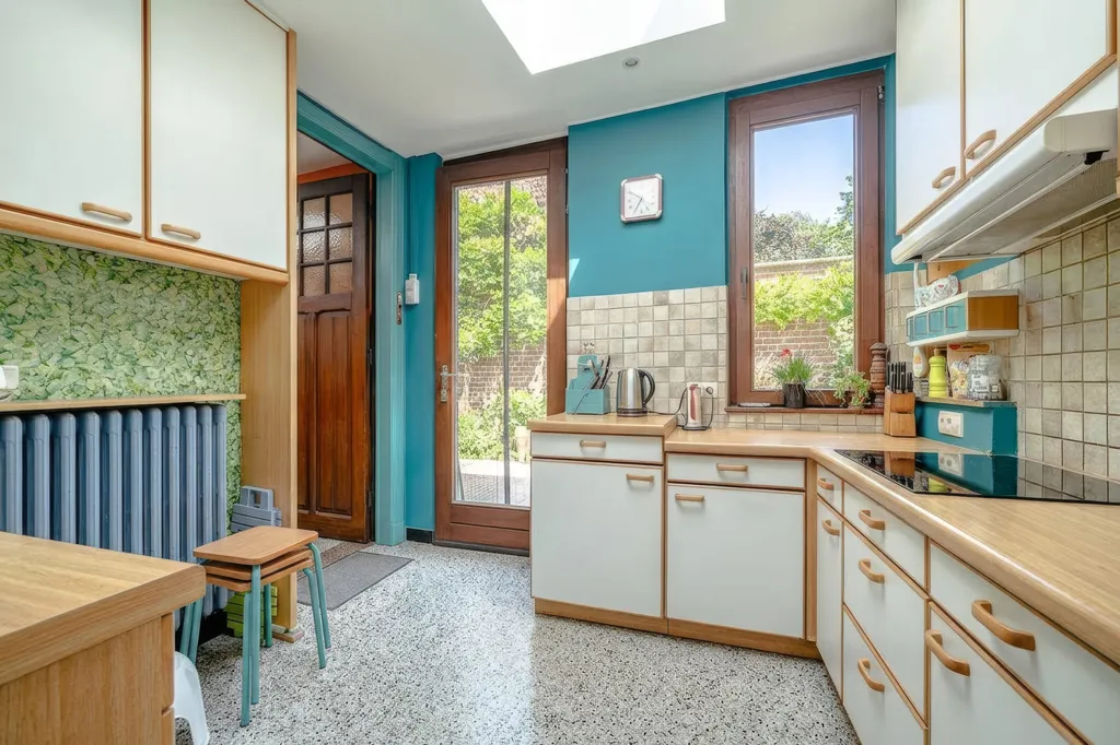 Cuisine - Maison de Maître avec Jardin d'Exception à Tournai