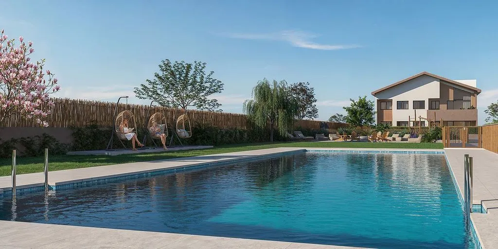 Pool - New Flat with Pool in Ajo, Cantabria