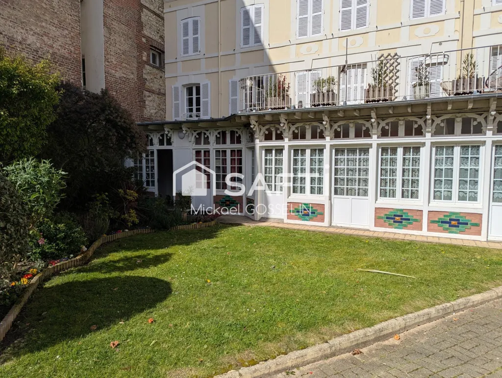 Jardin - Appartement en rez-de-chaussée avec jardin à Trouville-sur-Mer