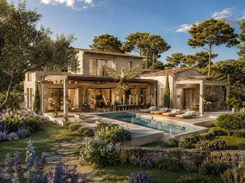 Piscine - Villa d'Architecte Contemporaine à La Cadière-d'Azur