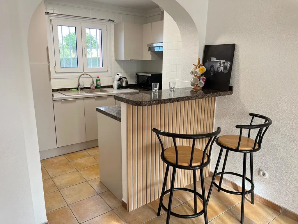 Cuisine - Furnished Apartment with Pool in Oliva Nova