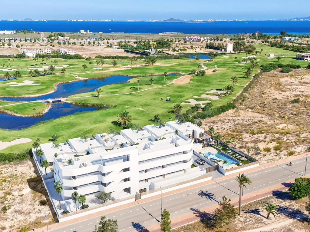 Vue aérienne - Golf Apartment with Pool in Los Alcázares