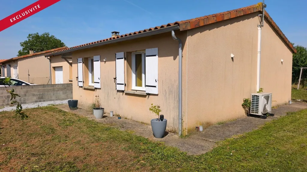 Extérieur - Maison de Plain-Pied avec Jardin à Château-Larcher