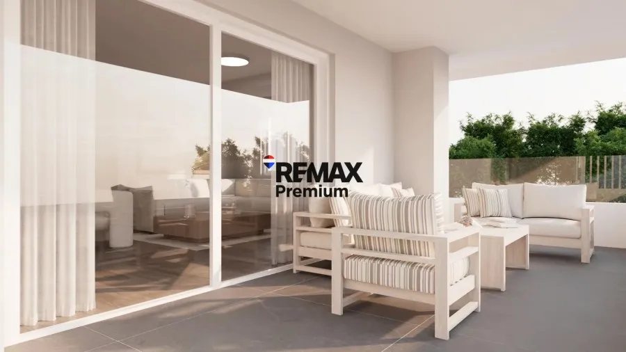 Terrace - Penthouse with Sea View in Agios Dimitrios