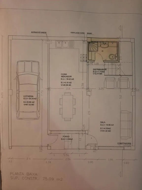 Plan - Chalet with Terrace in Marquès de la Fontsanta