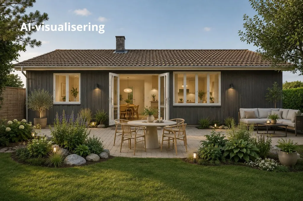 Terrasse - Detached Villa with Garden in Solrød Strand