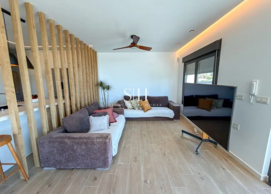 Living Room - Contemporary Villa with Private Pool in San Fulgencio