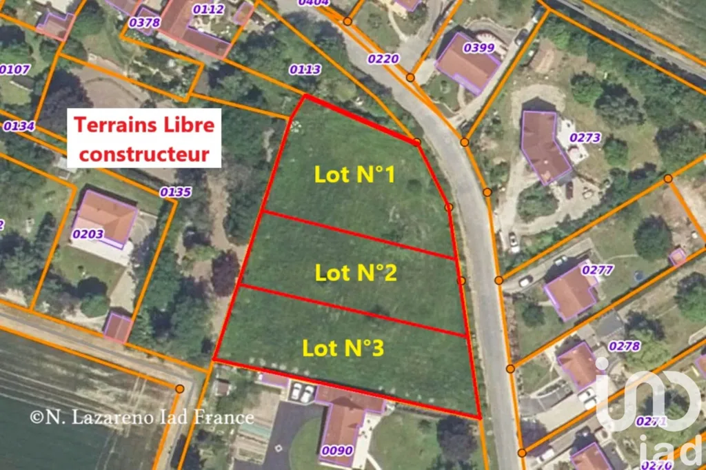 Constructible Plot with Utilities in Chilleurs-Aux-Bois