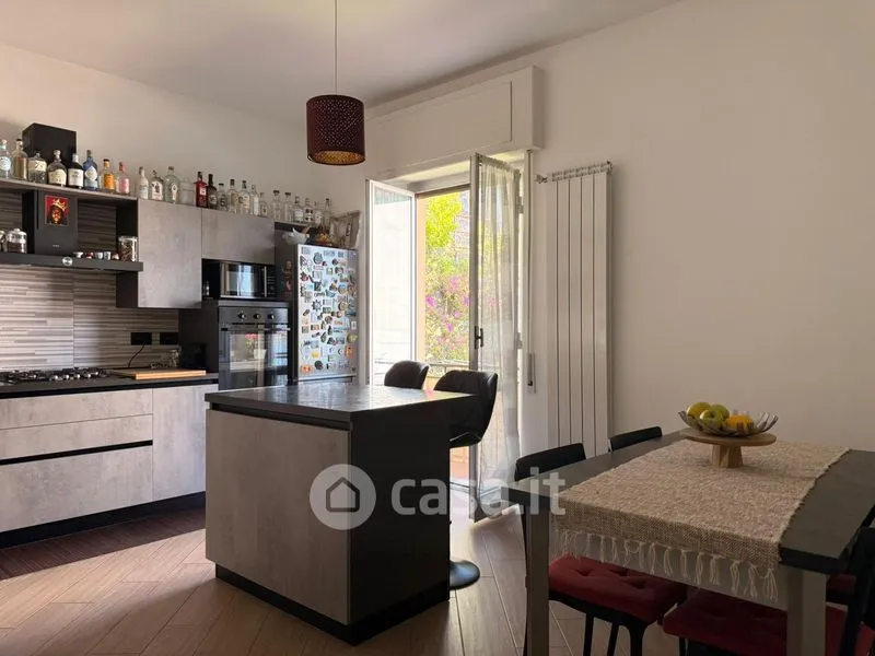 Köök - Rustic Apartment with Sea View in Voltri