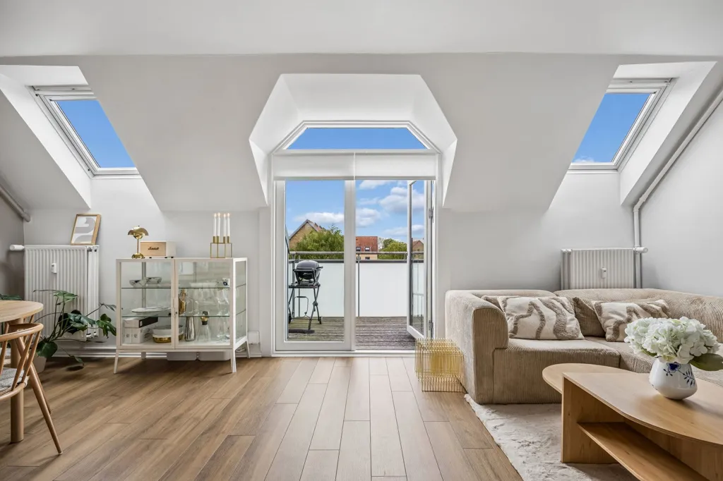 Séjour - Apartment with Brick Facade in Kastrup