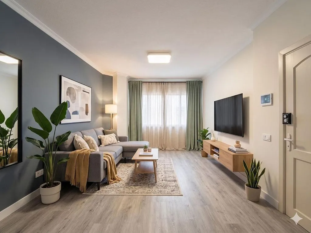 Séjour - Apartment with Terrace in Las Canteras Promenade