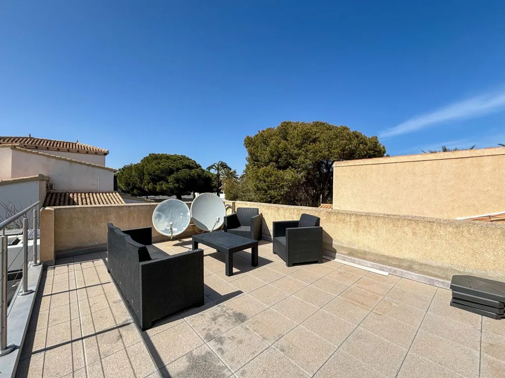 Terrace - Mediterranean Villa with Pool in Cabo Roig