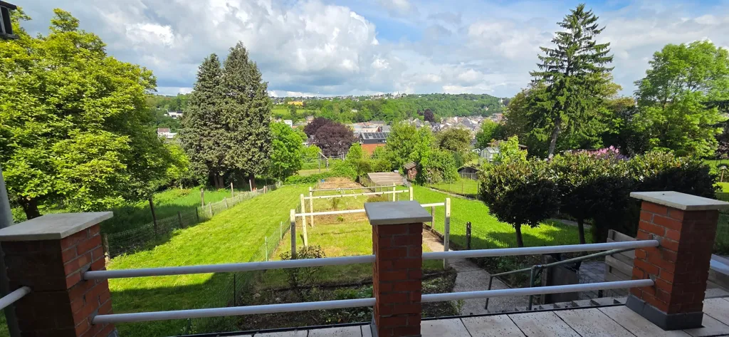 Garden - Renovated House with Terrace in Verviers
