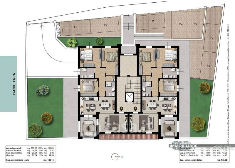 Plan - Apartment with Sea View in Tortoreto