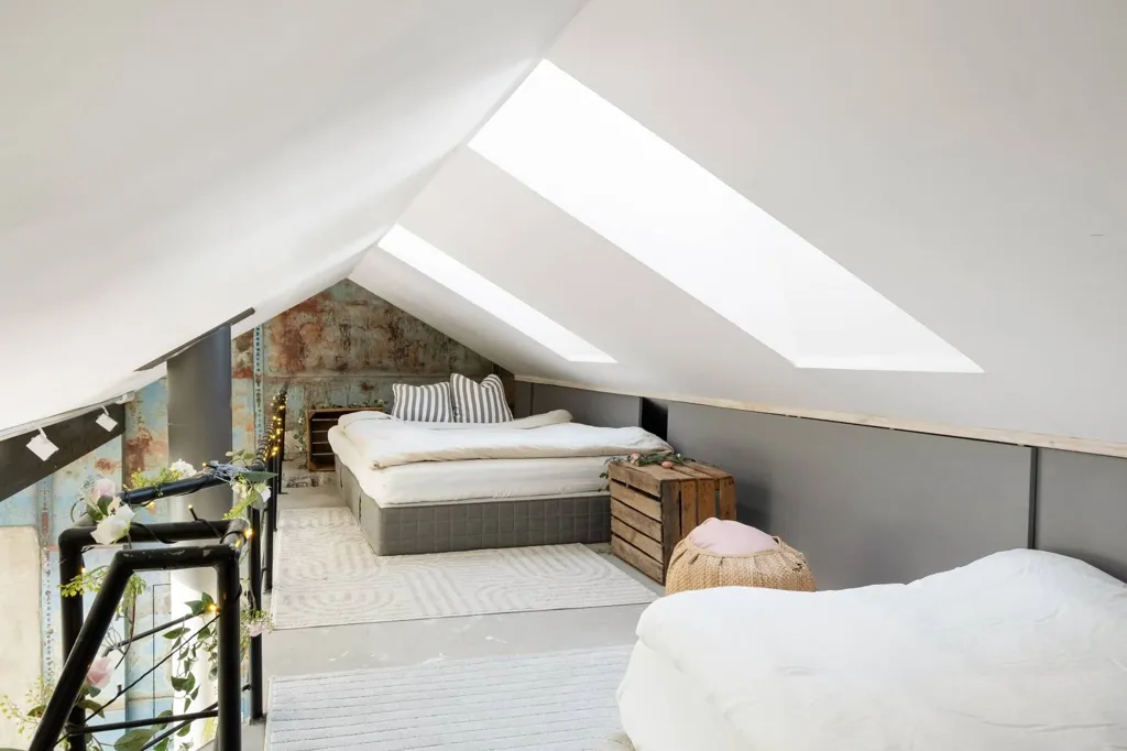 Camere da letto - Loft Apartment with South Balcony in Södermalm