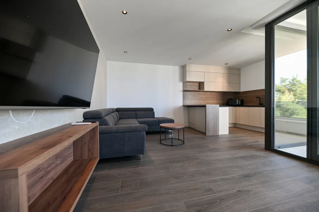 Séjour - Luxury Apartment with Sea View in Sukošan
