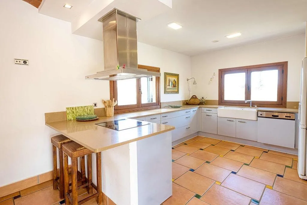 Köök - Restored Chalet with Olive Grove in Castalla