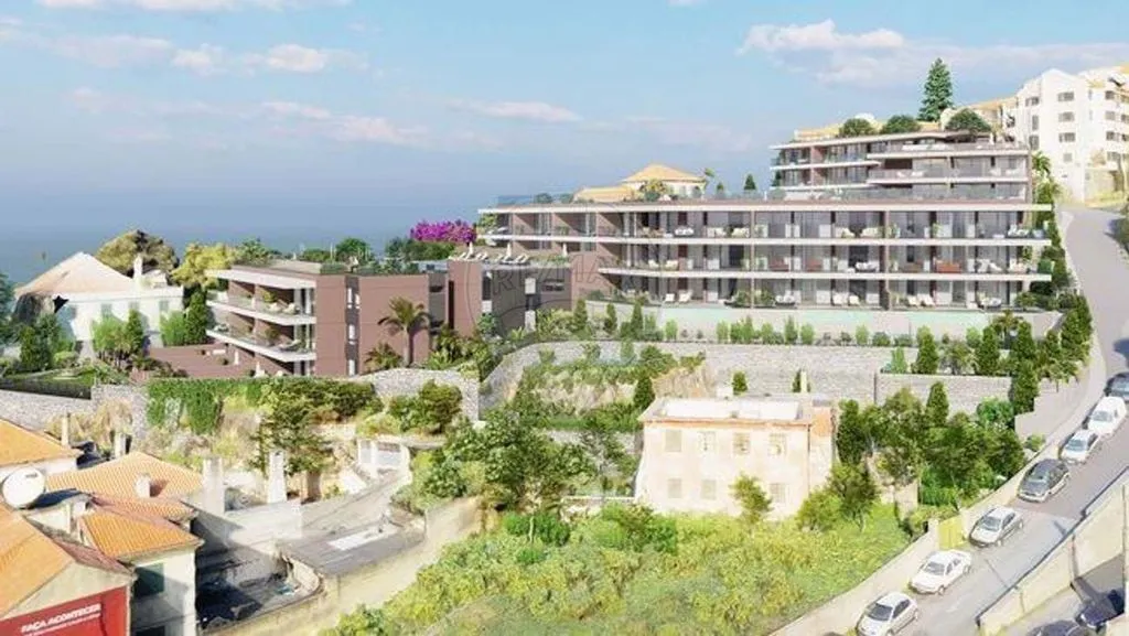Vue aérienne - Luxury Flat with Sea Views in Funchal
