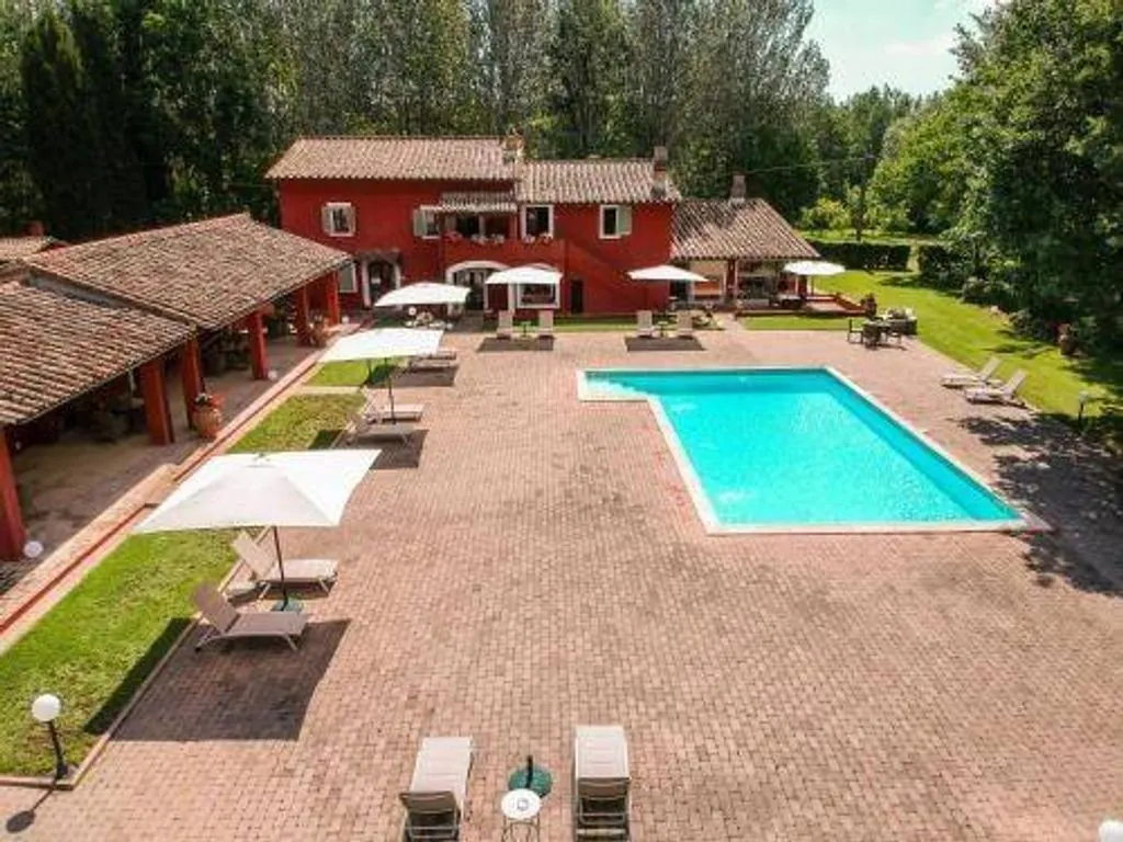 Vue aérienne - Luxury Villa with Pool in Bevagna, Umbria