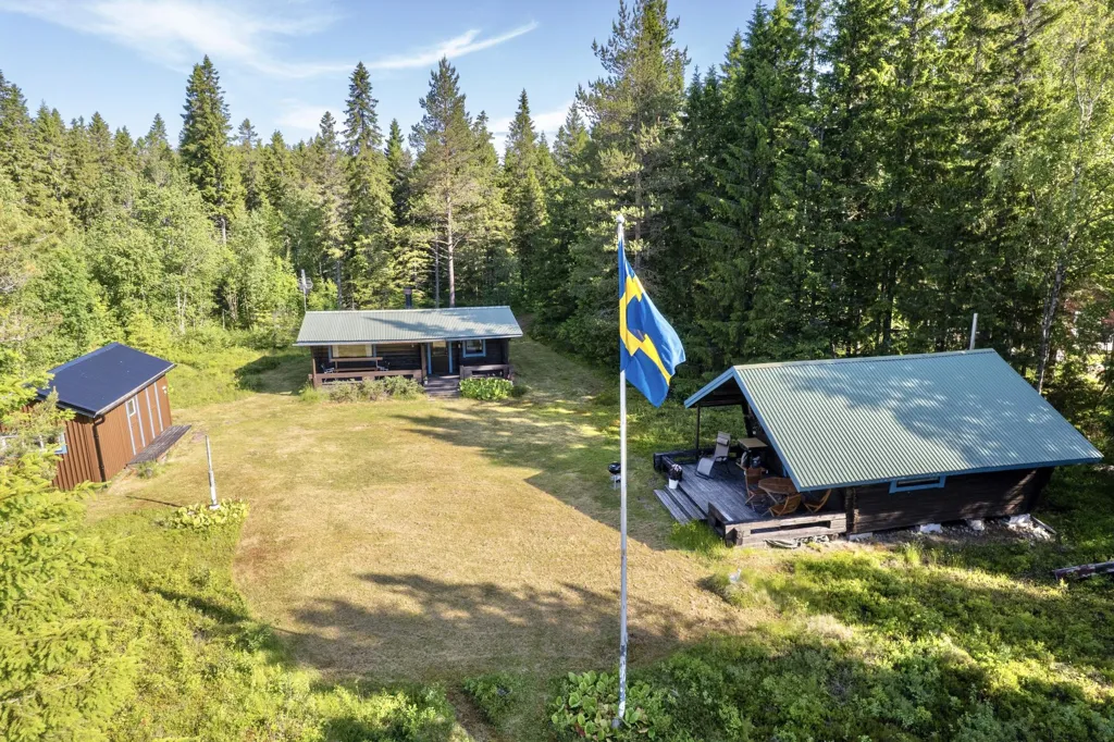Vue aérienne - Villa with Sea View in Bastuviken, Blacke