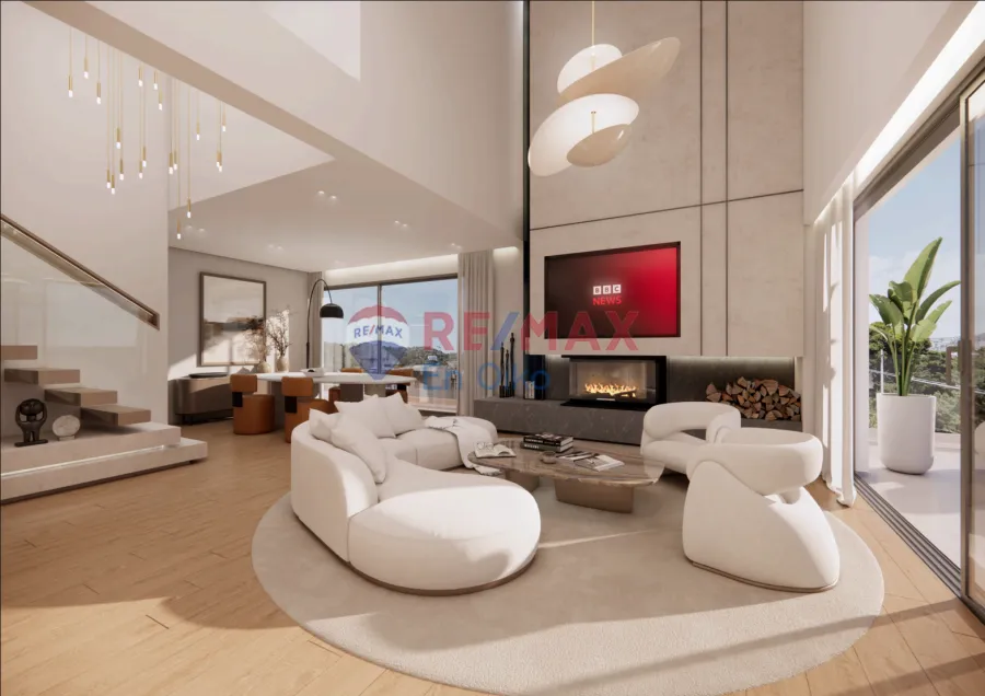 Séjour - Modern Villa with Sea View in Varichia, Athens