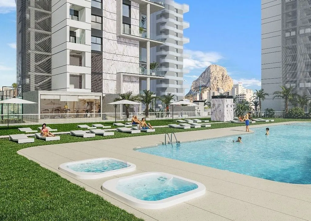 Piscine - Apartment with Sea View and Pool in Calpe