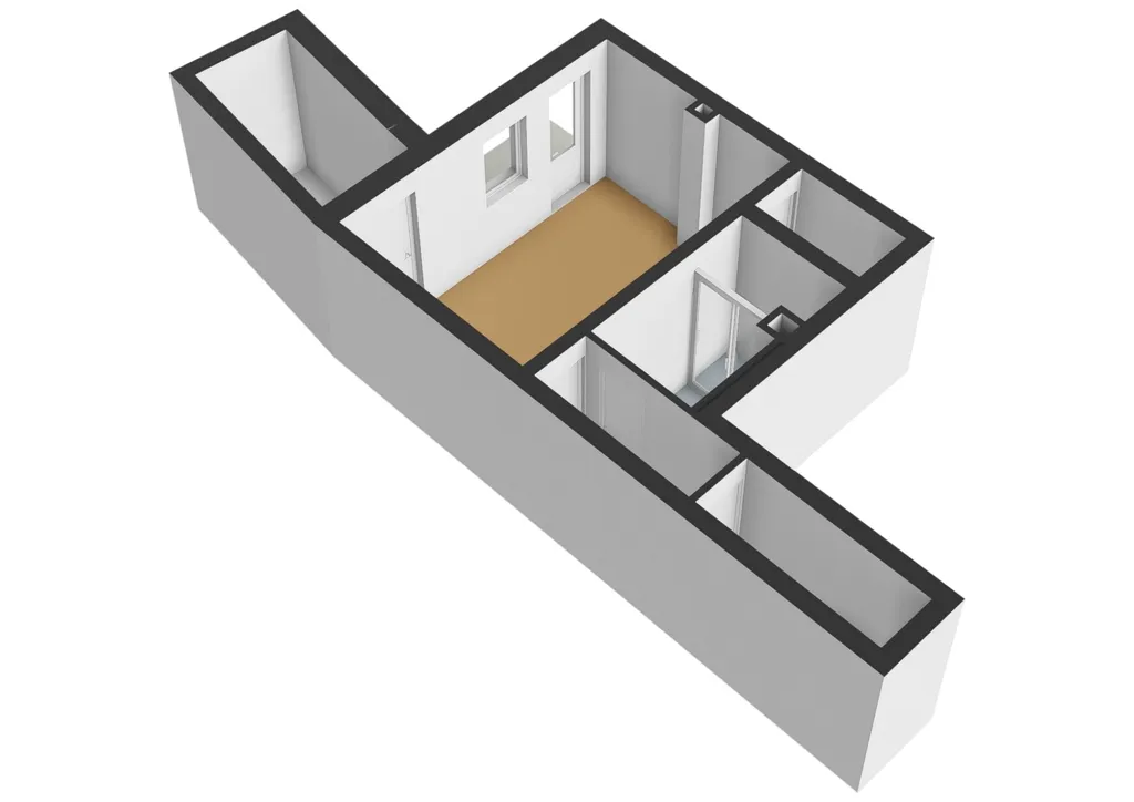 Plaan - Split-Level Apartment with Water View in Amsterdam