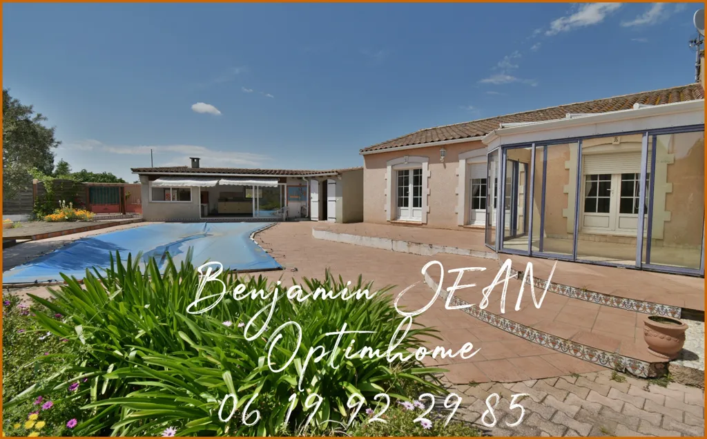 Terrass - Ground Floor House with Pool in Sérignan