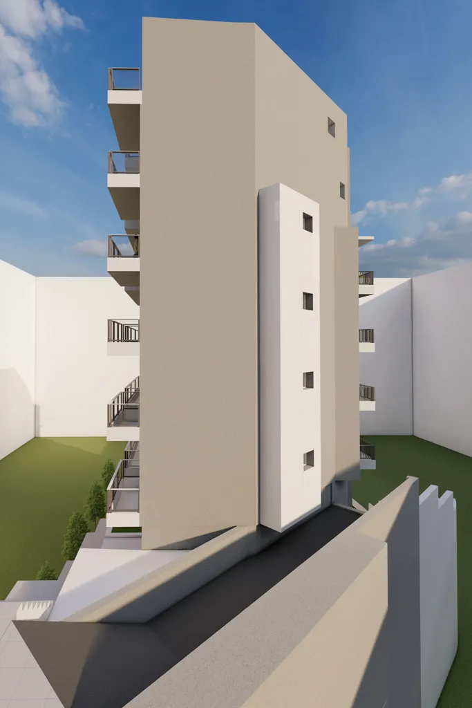Under Construction Flat with Parking in Kavala