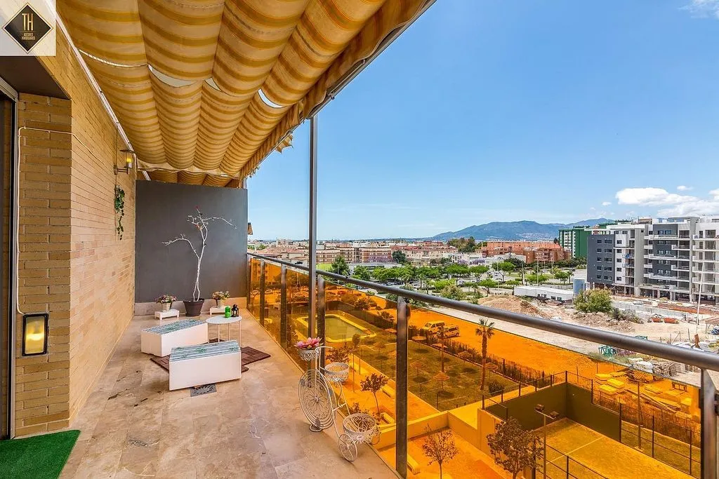 Balcony - Duplex with Terrace and Pool in Puerto de la Torre