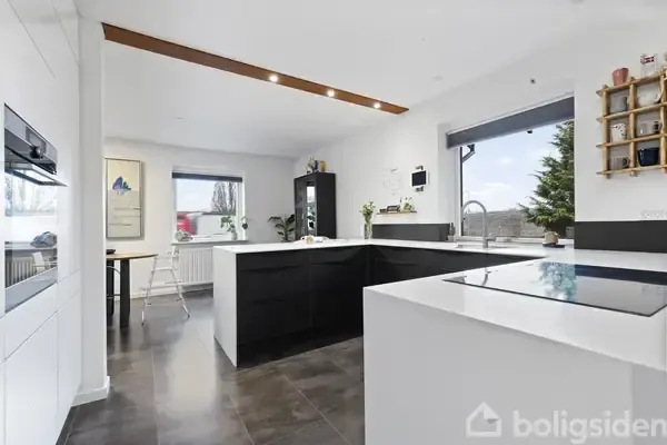 Kitchen - Villa with Open Plan Living in Rønde