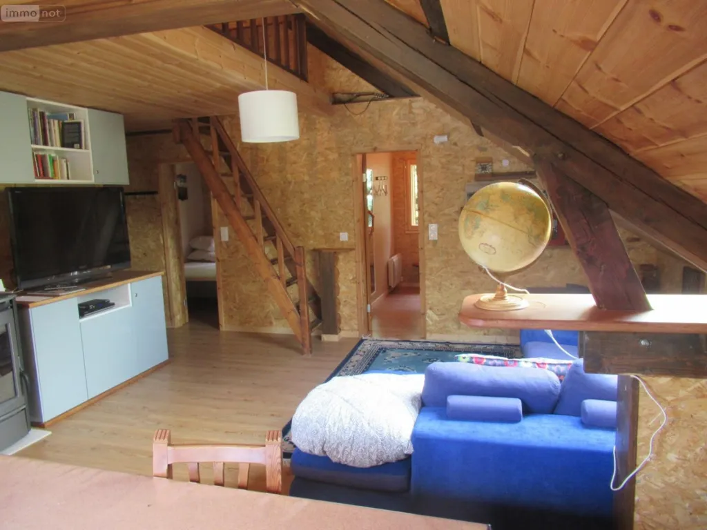 Séjour - Chalet Bois avec Vue Dégagée à Molines-en-Queyras