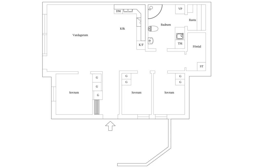 Planimetria - Apartment with Ski Lift Access in Klövsjö