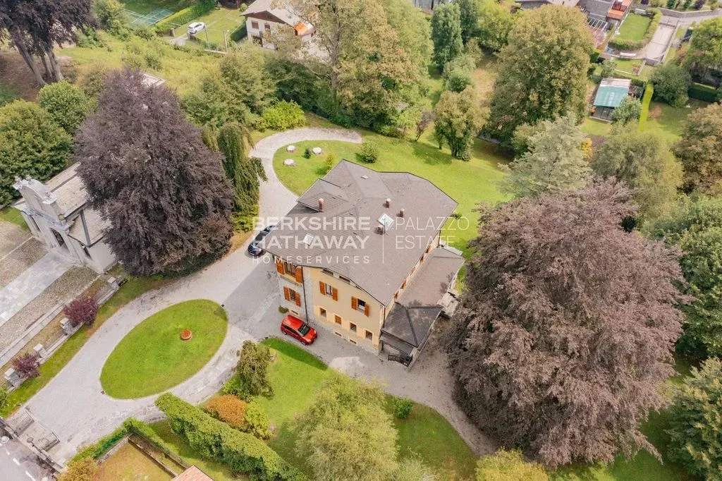 Vue aérienne - Liberty-Style Villa with Park in Valle Intelvi