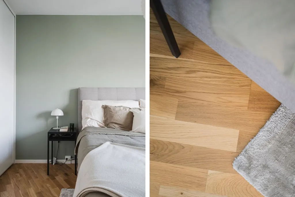 Bedrooms - Apartment with South-Facing Balcony in Västra Hamnen