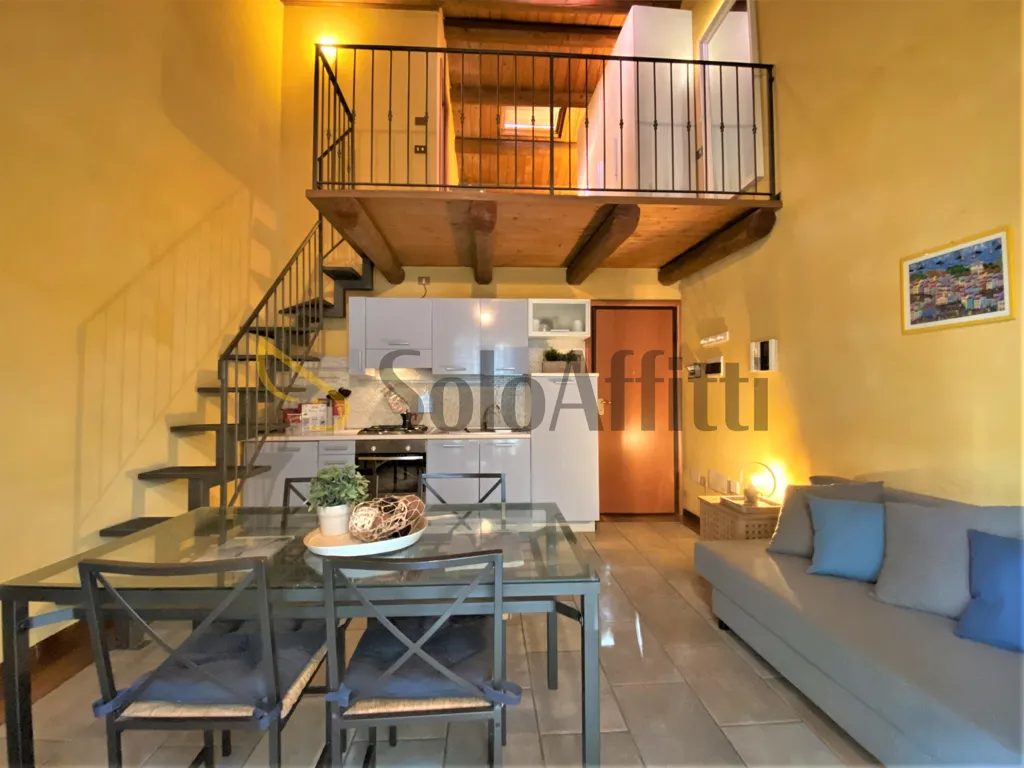Living Room - Studio with Balcony in Forlì's Historic Centre