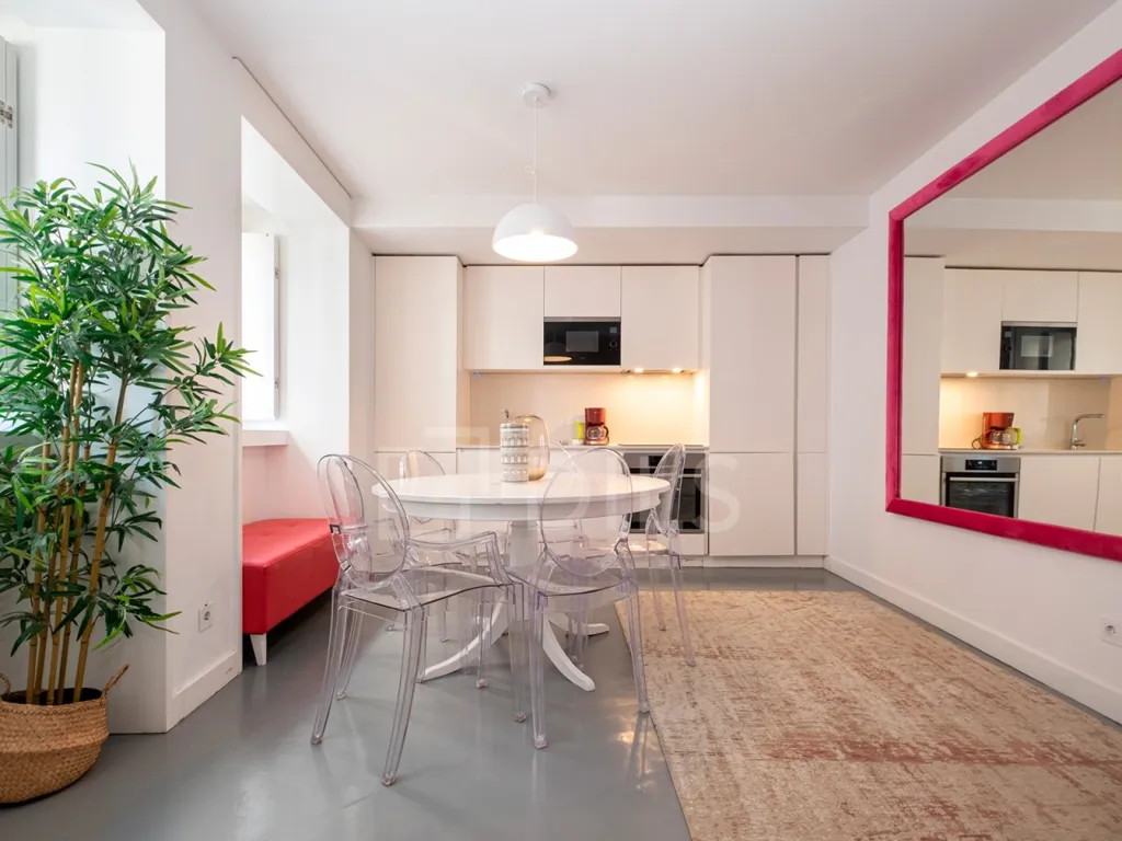 Salle à manger - Triplex Apartment with City Views in Baixa, Lisbon