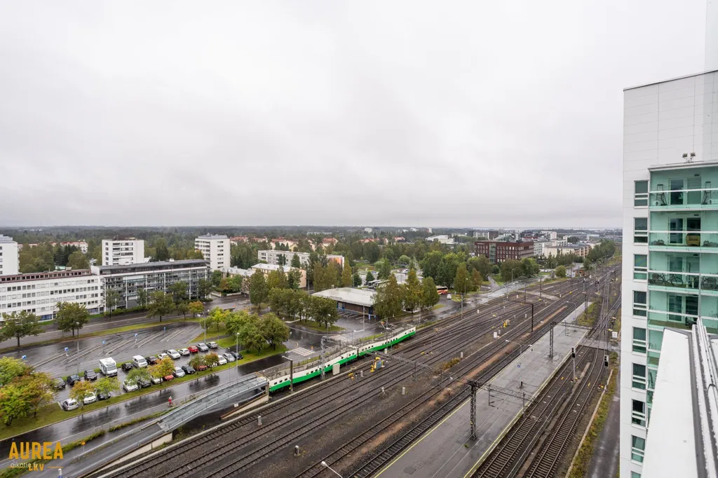 Õhuvaade - Modern Flat with South-Facing Balcony in Oulu