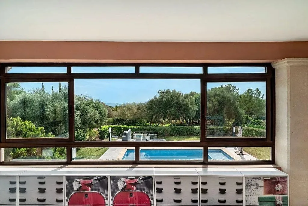 Salón - Casa independiente con piscina en Puntiró, Palma