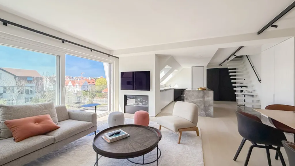 Living Room - Refined Duplex in Prominent Villa Residence, Zoute