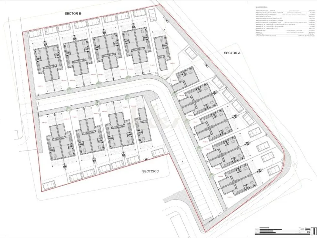 Floor Plan - Semi-Detached Villa with Pool in Vila Real de Santo António
