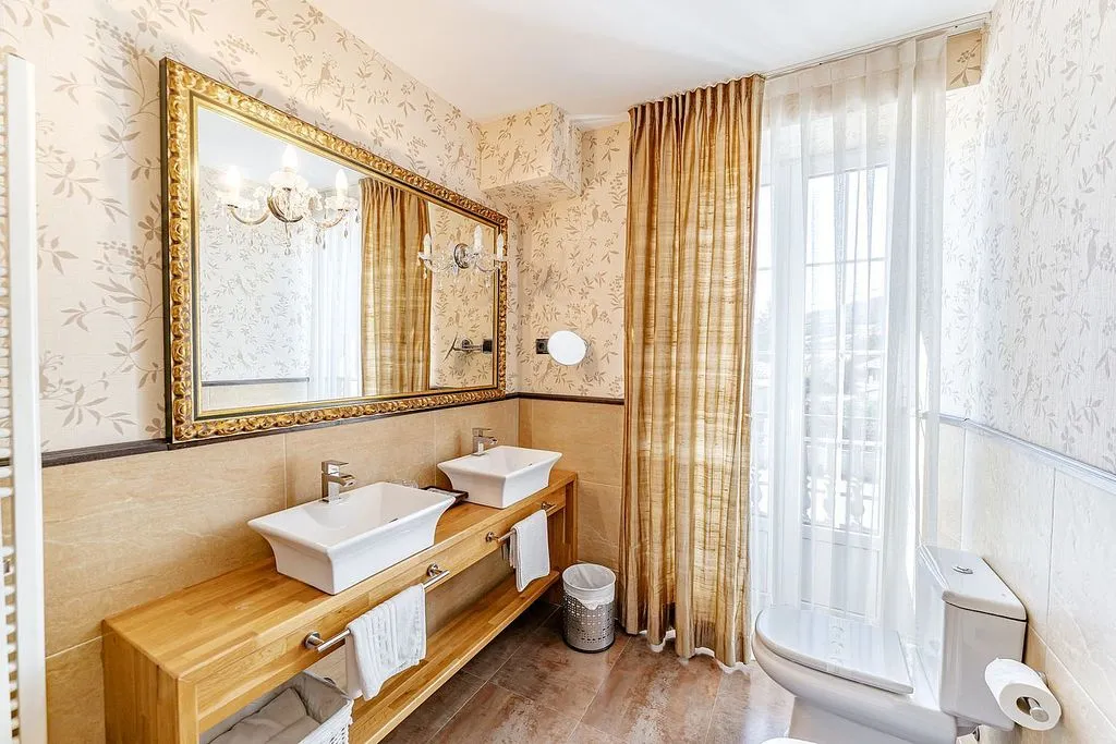 Salles de bain - 12-Bedroom Chalet with Pool in Valle de Losa