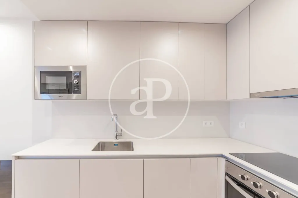 Köök - Renovated Apartment with Balcony in Madrid