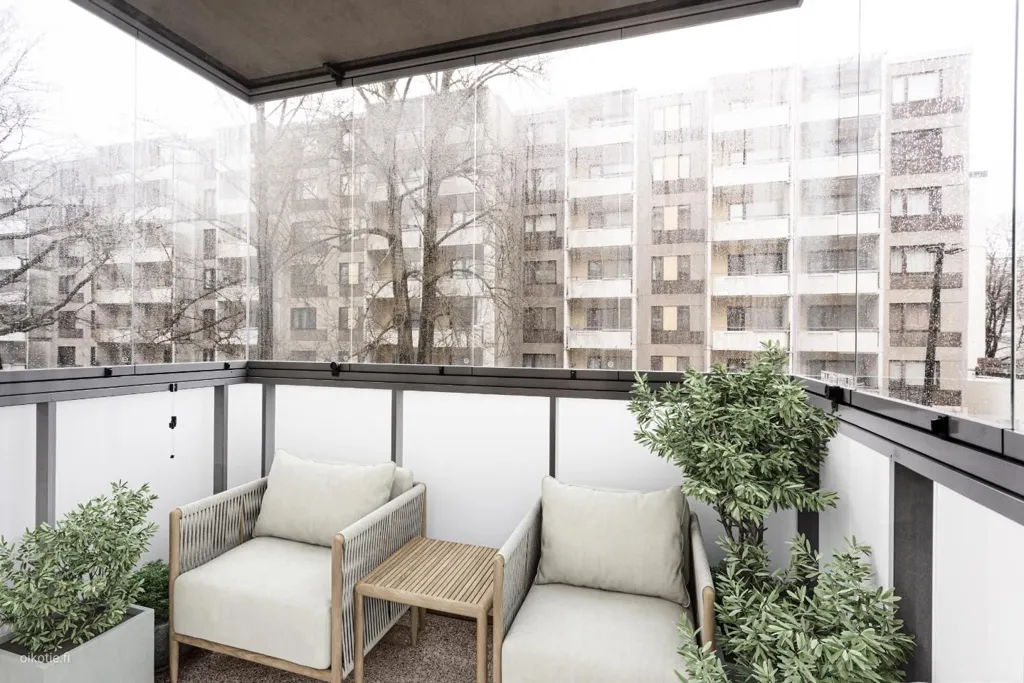 Rõdu - Apartment with Glazed Balcony in Espoo