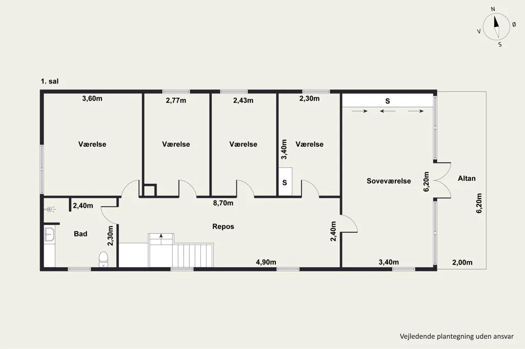Plan - Villa with Lake View in Skanderborg