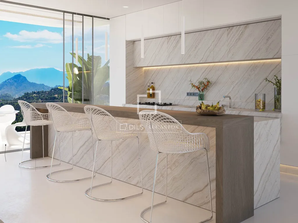 Köök - Luxury Villa with Panoramic Views in Benahavís