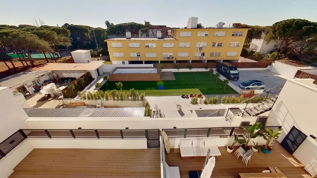 Vue aérienne - Luxury Penthouse with Pool in Gavà