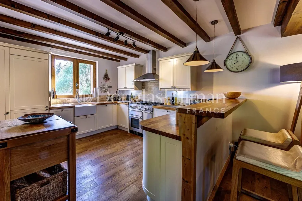Cuisine - Chalet Rénové avec Vue Montagne à Morzine